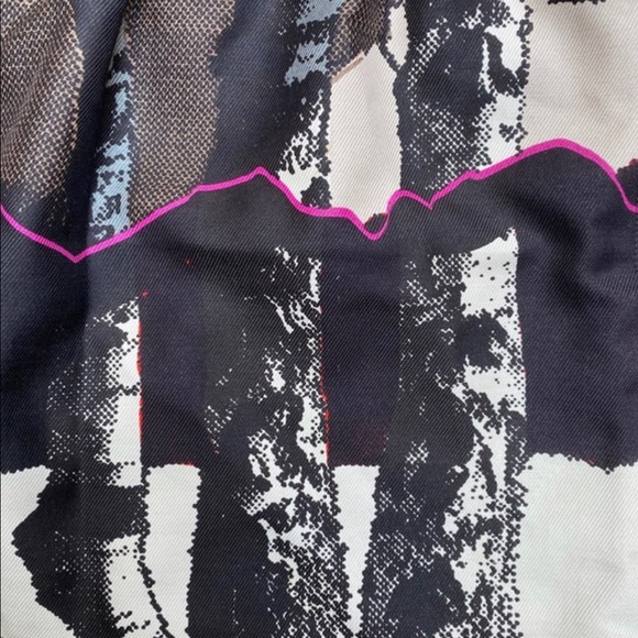 BALENCIAGA Birch Print Abstract Nature Mini Skort - Picture 6 of 9